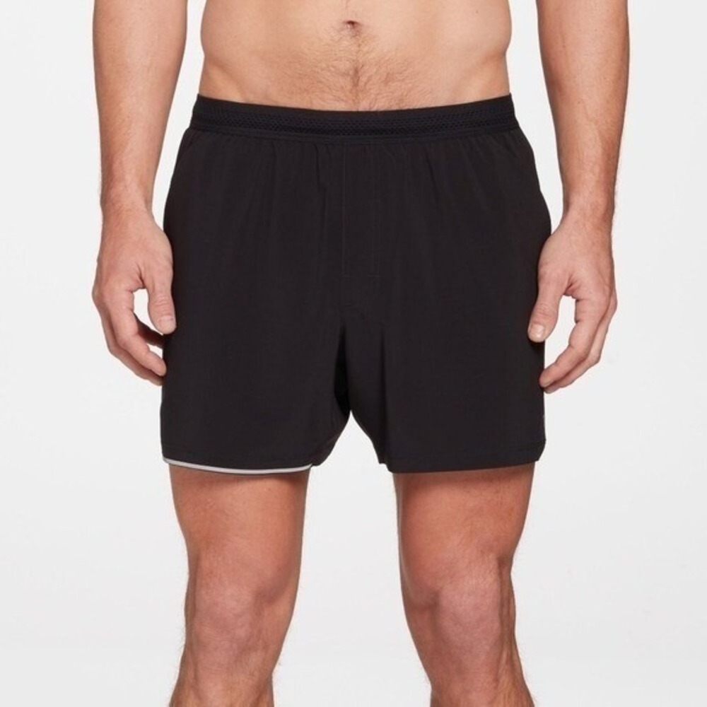 VRST Men's 5'' Velocity Run Short, Small, Black